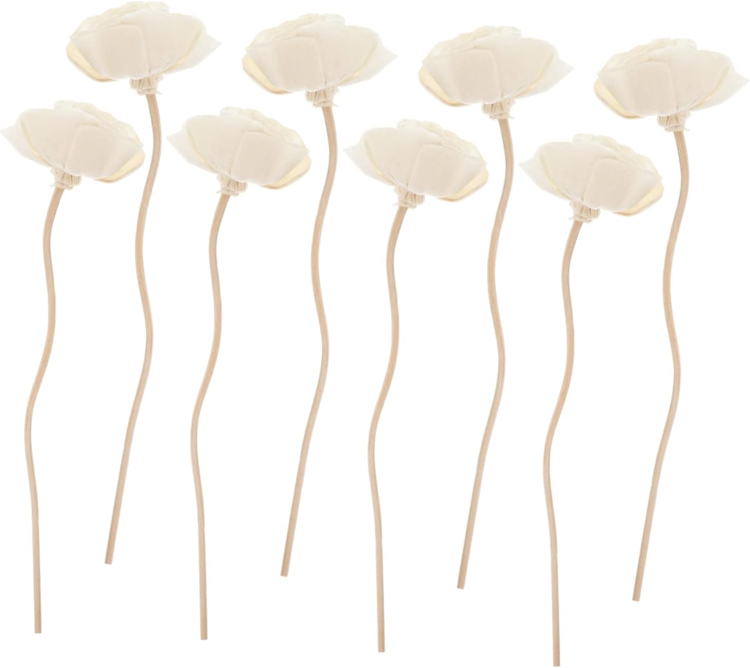 Cabilock 8pcs Rattan Diffuser Sticks for Aromatherapy Natural Fragrance Replacement Vines for Home Decoration for Essential Oil Diffusers Living Room Bedroom Kitchen