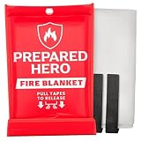 Prepared Hero Emergency Fire Blanket, Kitchen & Home, 39 x 39 in, 1 Pack