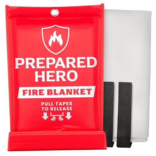 Prepared Hero Emergency Fire Blanket, Kitchen & Home, 39 x 39 in, 1 Pack