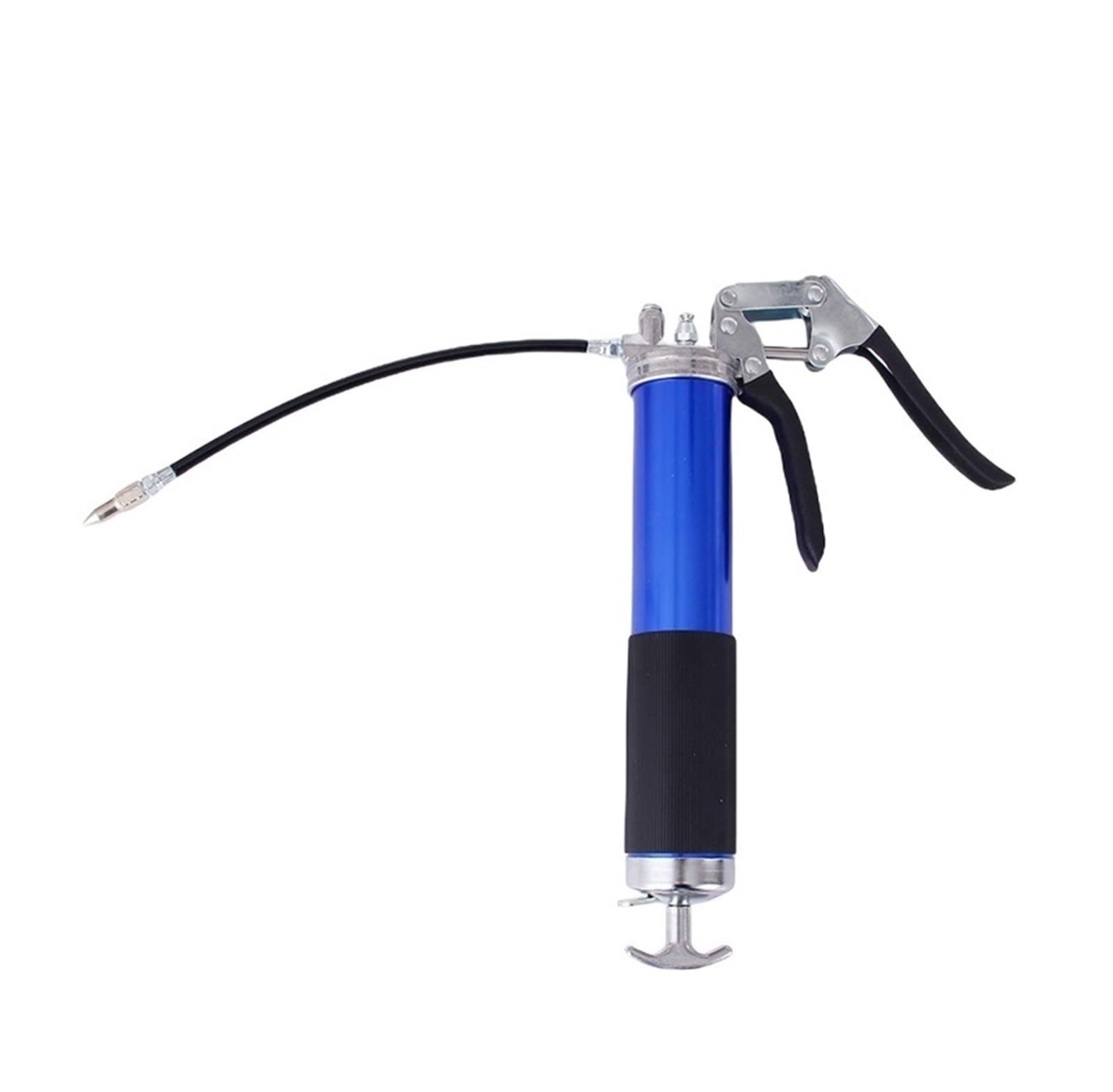 Pistola engrasadora, Pistola engrasadora con Mango Resistente Pistola de engrase portátil con Palanca Manual, 10000 PSI, 400cc, Manguera de inyección, máquinas Herramientas (Color : Blauw)