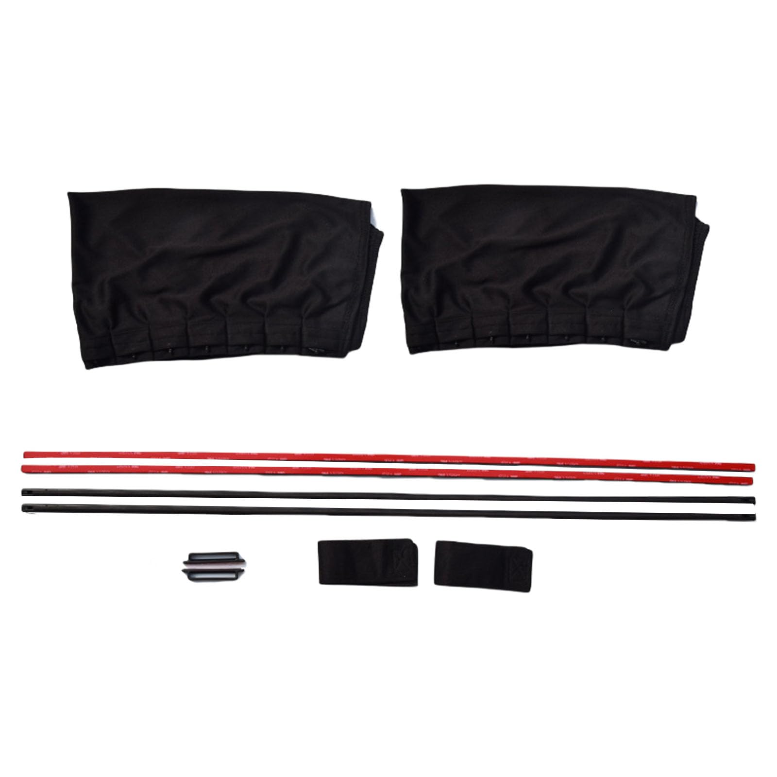 Rideau de fenêtre latérale de voiture coulissant et pliable pour protection UV