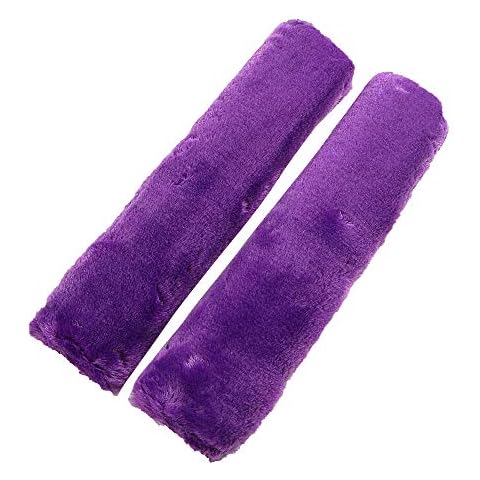 NOPNOG Car Seat Belt Cover Shoulder Strap Pad Soft Plush Universal 1 Pair (Purple) Cover