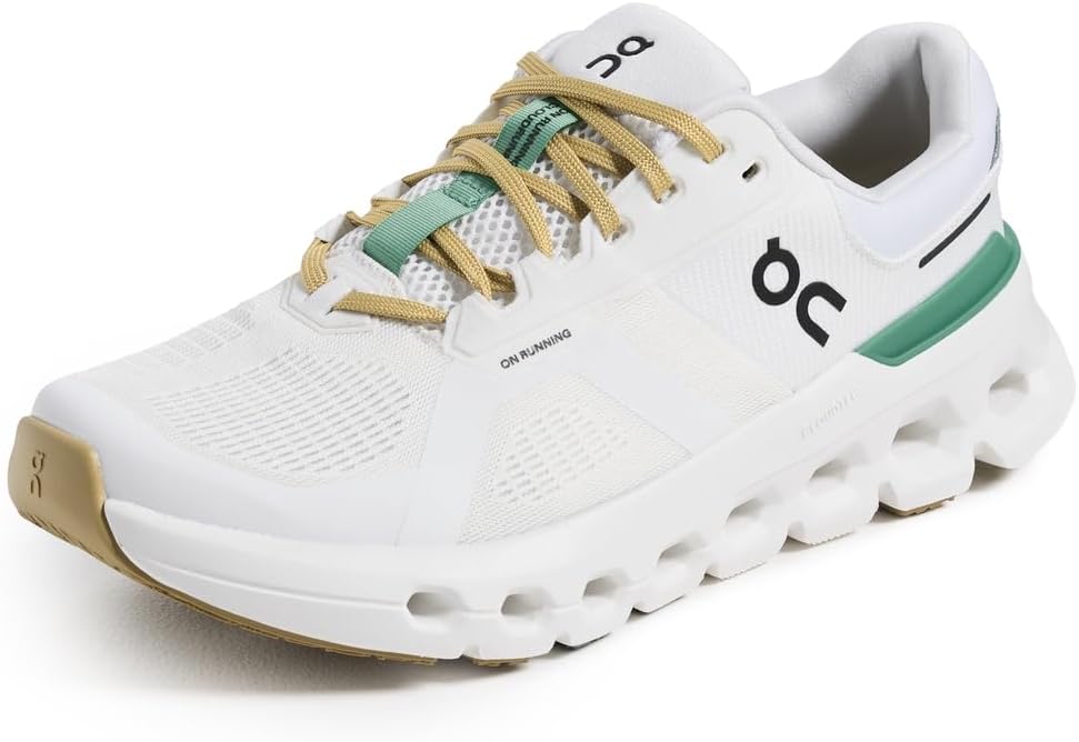 Women's Cloudrunner 2 Sneakers, White | Green, 10 Medium US