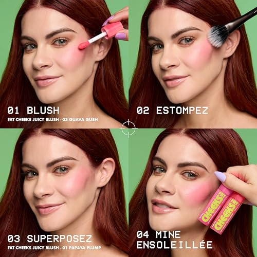 NYX Professional Makeup Blush Liquide Fat Cheeks Hydratant 24h Guava Gush
