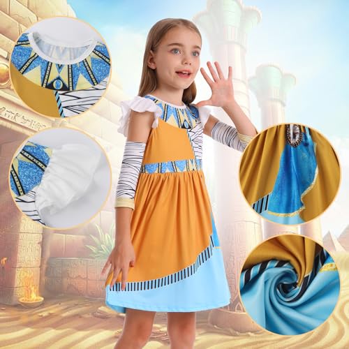 Disfraz Cleopatra para Niñas Pequeñas Vestido Egipcia miniatura 4