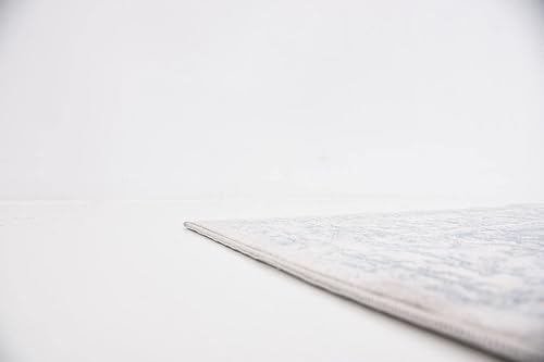 Miniatura 7 de Rugs.com Victoria Collection - Alfombra baja de 9 x 12 pies, 2 pulgadas, color gris oscuro, perfecta para salas de estar, comedores grandes, planos