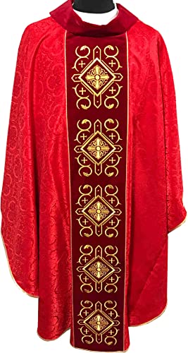 Chasuble en velours pour les grandes fêtes de l'année liturgique