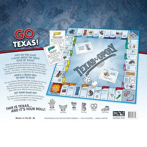Late for the Sky Texas-opoly Juego de Mesa miniatura 5
