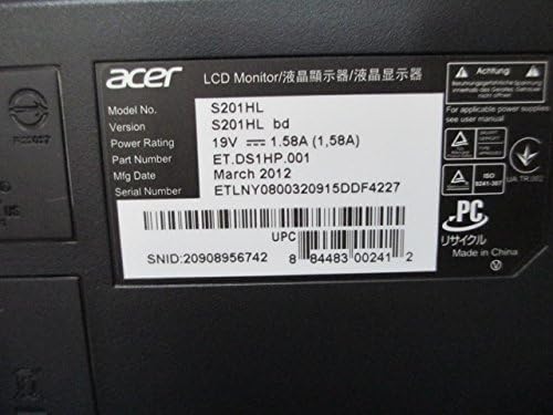 Widescreen LED Backlit Monitor 
