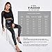 Tagoo Faux Leather Leggings for Women High Waisted Pleather Pants Black Stretch Tights with Pockets