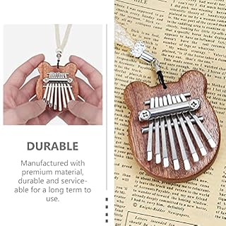 BIENKA 1 Set Kalimba 8 Touches Acajou Pouce Piano Portable Mbira Sanza Doigt Piano avec Cordon Suspendu Accordage… - Les Beatles, Paul McCartney, John Lennon, RIngo Starr, George Harrison BIENKA 1 Set Kalimba 8 Touches Acajou Pouce Piano Portable Mbira Sanza Doigt Piano avec Cordon Suspendu Accordage… – Image 7