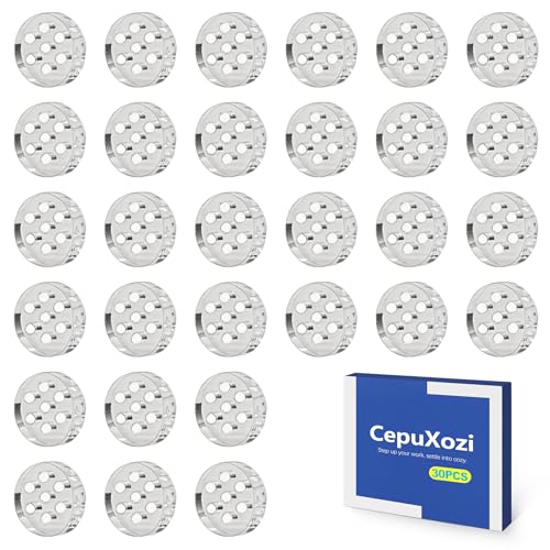 CepuXozi 30 Pack 8mm Glass Pipe Screens. Durable Glass Screens for Bowls Silicone Pipe and 14mm Glass Bowl. Heat Resistant Bowl Screens for Glass Pipe and Water Pipe