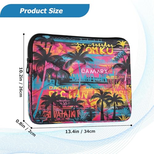 Funda para portátil de 13-14 pulgadas con patrón hawaiano miniatura 3