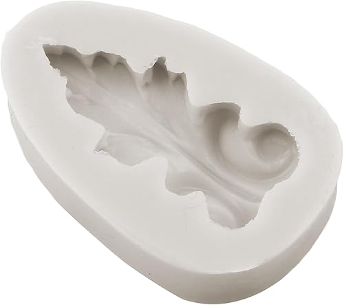 Miniatura 9 de MYPRACS - Molde barroco para fondant, moldes de silicona de hojas barrocas para decoración de pasteles, decoración de cupcakes, caramelo y goma de