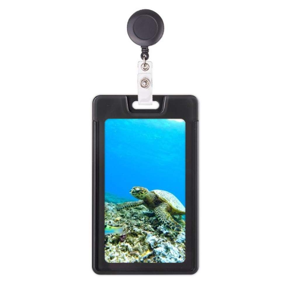 Porte-badge enrouleur science et poisson avec cordon nylon résistant