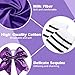 SATINIOR 4 Pcs Cheerleader Costumes for Women Adults Cheer Uniform Outfit for 2026 Halloween(Medium,Purple)