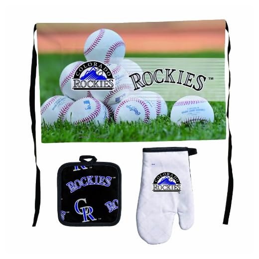 MLB Colorado Rockies Premium Barbeque Tailgate Set
