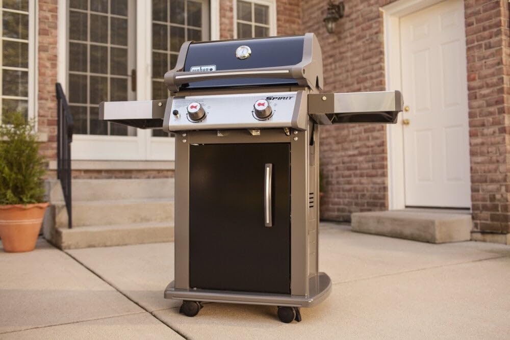 Weber Spirit E-210 Gas Grill on a patio