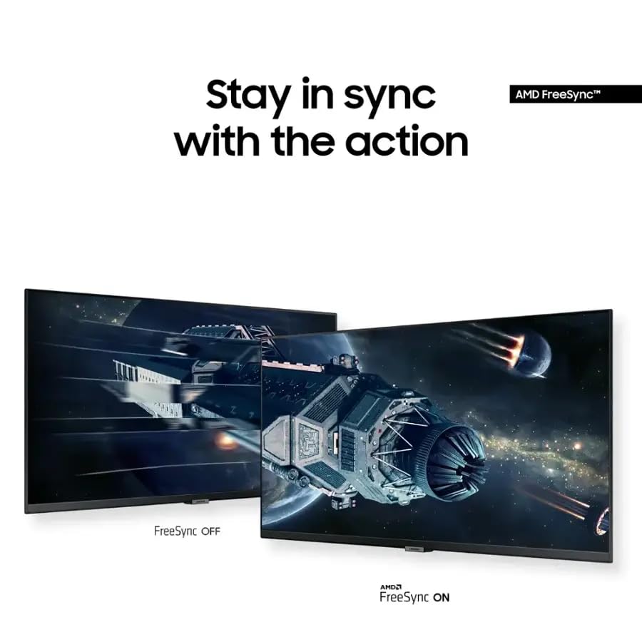 Image of Samsung 34 inch ViewFinity S50GC Series Monitor, WQHD UltraWide, 100Hz, 5ms, AMD FreeSync, Borderless Design, Black, with GSF HDMI Cable