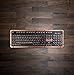 Azio Retro Classic Artisan Teclado Bluetooth Mecánico, Apariencia Vintage, Diseño Español