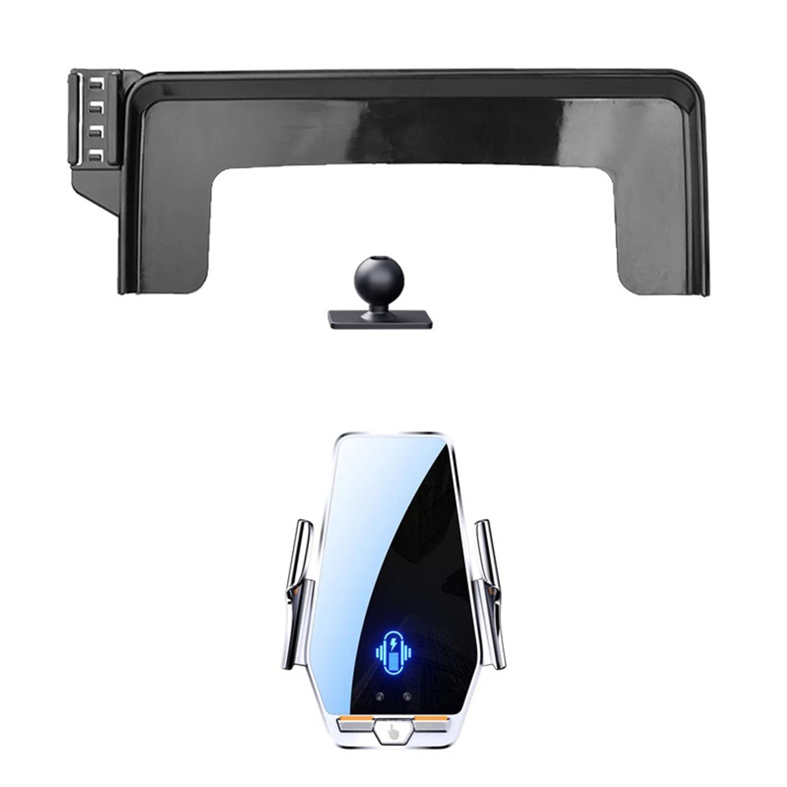 MOGFLMAN Car Phone Holder for Mercedes-Benz GLC 2020-2021, LHD Car Phone Holder