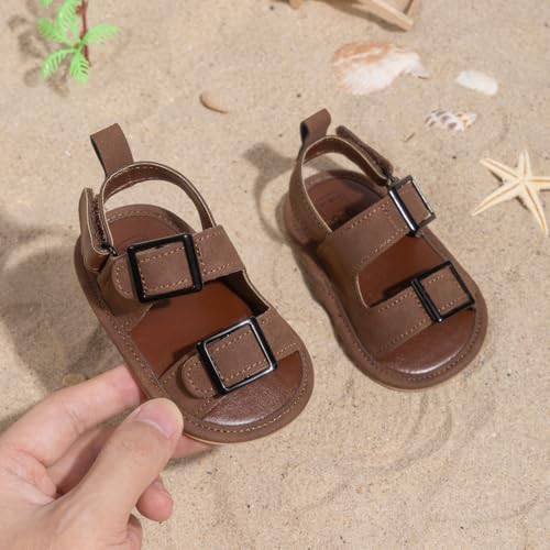 Infant Boys Girls Sandals Breathable Premium Baby Summer Outdoor Casual Beach Shoes Lightweight Toddler Flower Bowknot Anti Slip Rubber Sole Newborn Prewalker First Crib Shoes4