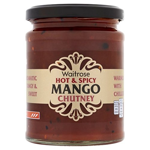 Hot Mango Chutney Waitrose 350g Cover