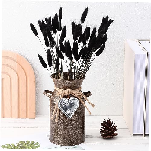 60 flores secas Bunny Tail para decoración miniatura 3