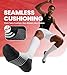 RUIXUE COOLMAX Running Socks Men Women, Performance Cushioned Crew Athletic Socks for Men Moisture Wicking