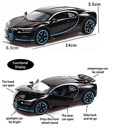 Image of Magicwand 1:32 Scale Die-Cast Zinc Alloy Chiron with Openable Doors and Pull Back Action,& Blinking Lights【Colors As per Stock】【Pack of 1】