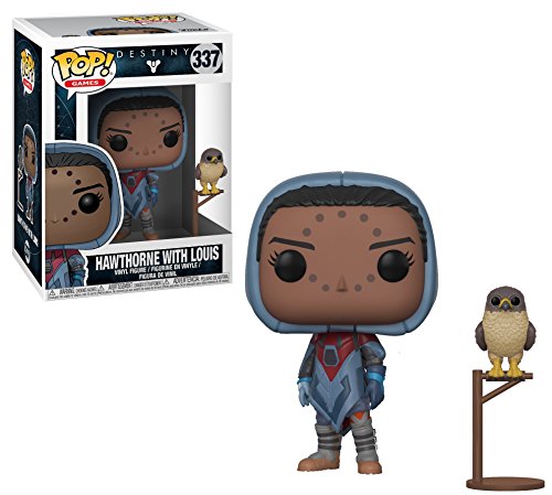 Funko Pop! Games: Destiny - Hawthorne with Hawk Vinyl Figure (Bundled with Pop Box Protector Case)