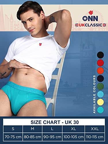 Image of ONN UK Classic Men's Ultra Soft Modal Fabric Brief with Feather Touch Ultra Soft Waistband (Pack of 1)