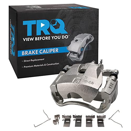 Image of TRQ Front Right Brake Caliper w /Bracket Passenger Side | For 2007-2012 Lexus ES350 2007-2011 Toyota Camry