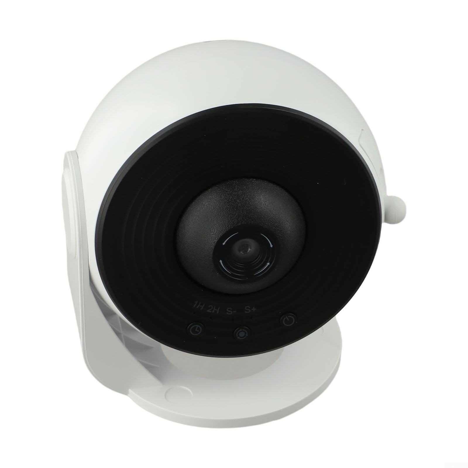 Proyector de estrellas, luz nocturna, planetario giratorio de 360° para habitaciones de niños, lámpara de techo para dormitorio, proyector LED galaxia (blanco y negro)