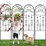 4 Pack Garden Trellis for Climbing Plants 60