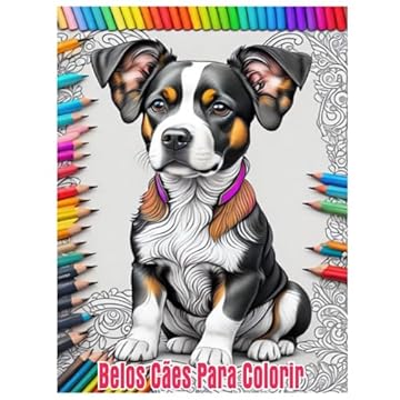 Capa do livro Belos Cães Para Colorir