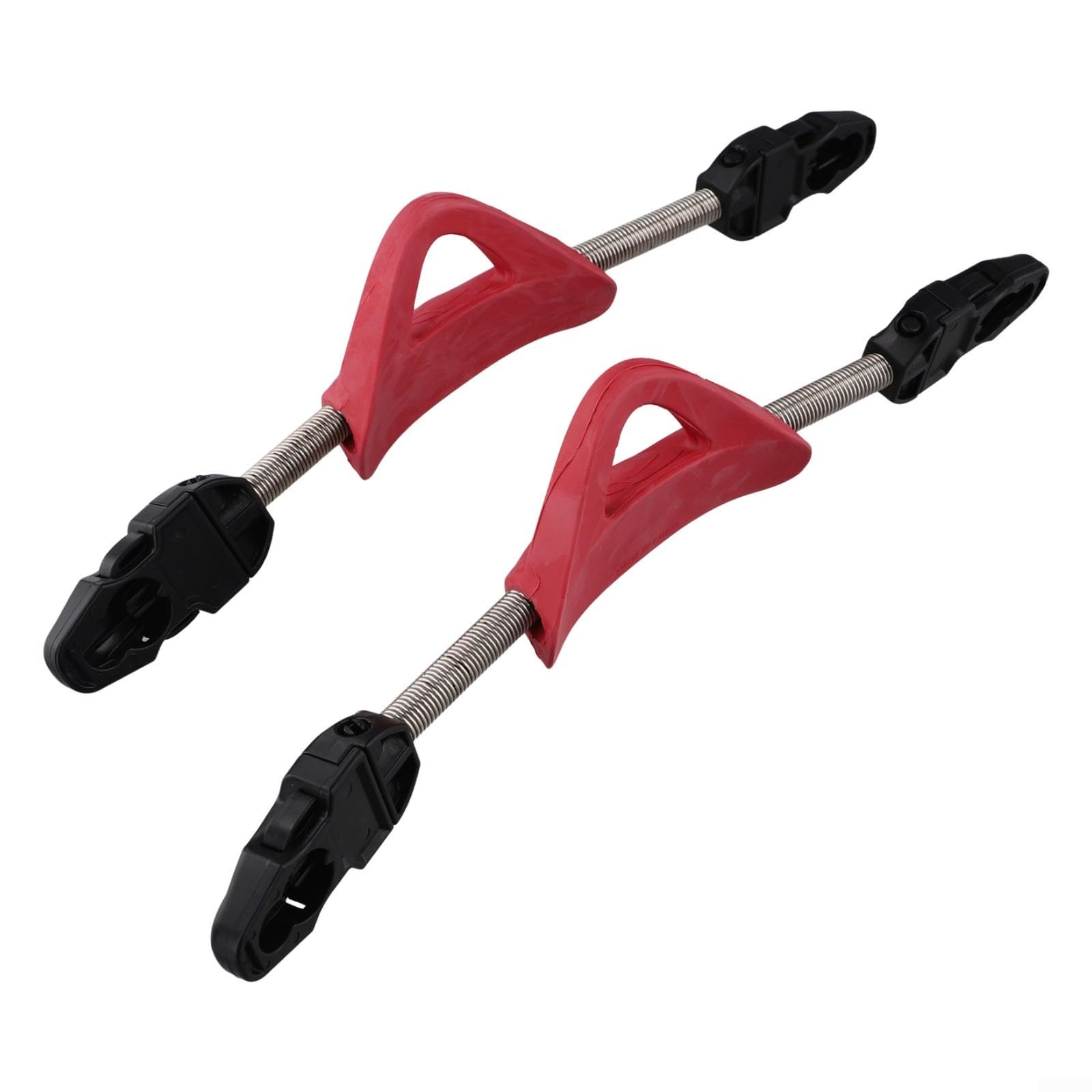 Snugawarm For Most Mares Fins Scuba Diving Spring Straps 2Pcs 304 Stainless Steel Non Slip Replacement Bands EPDM TPR Sea Water Resistant(M red)