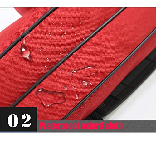 XIALIS Taiji Schwerttasche Doppellagige chinesische Kung Fu wasserdichte Oxford-Schwerttasche aus Bambus mit Tragegurt-Black