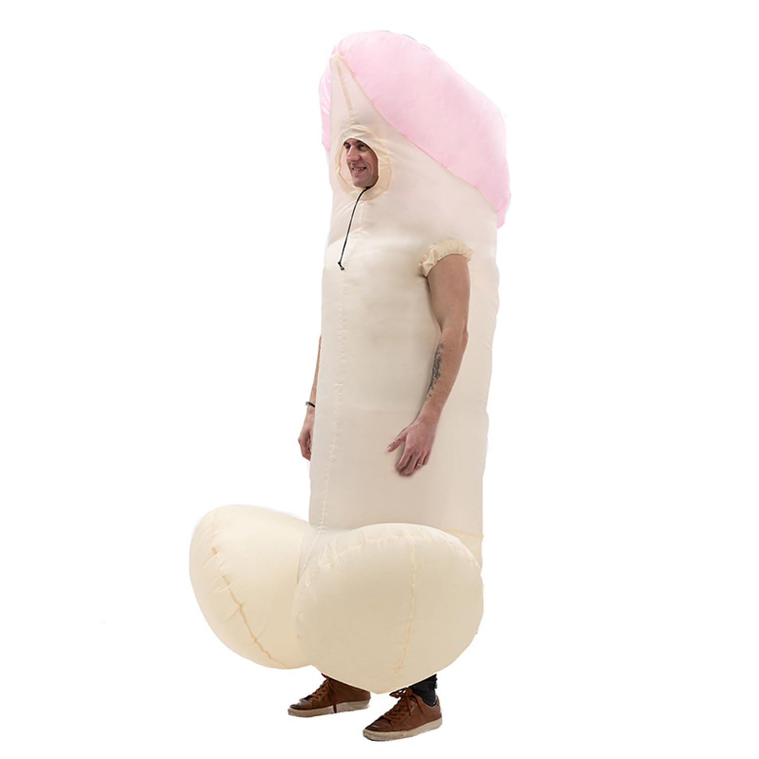 leiruo - Costume gonflable adulte 1 pièce, drôle, cadeau d'anniversaire, fête de carnaval