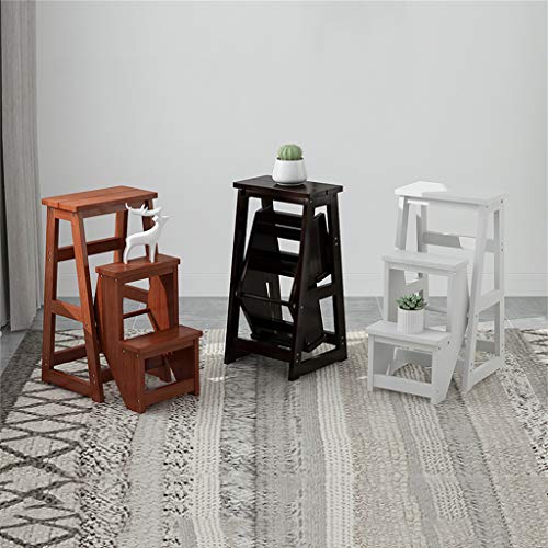 Taburete plegable de madera de 3 peldaños: la escalera perfecta de cocina 3