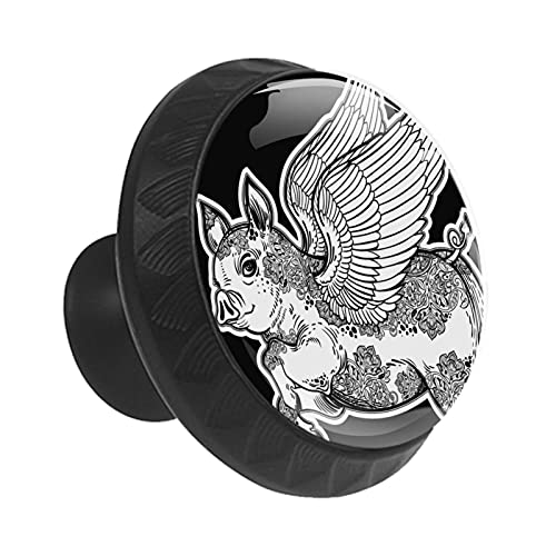Boutons de tiroir cochon ailé 35mm pour rénover facilement une commode - 3