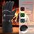 Heated Gloves for Men Women, Winter Warm Gloves with 3 Heating Temperature Control, Electric Hand Warmer Waterproof Touchscreen Thermal Gloves for Cold Weather Motorcycle Ski Snow Running Hunting