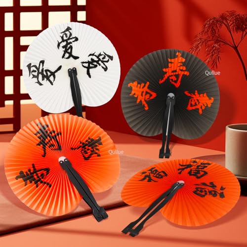 20 Pieces Paper Fans Features Landscapes, Flowers and Birds, and Beautiful Scenery. These Folding Fans are Perfect for Appreciation, Gatherings, and Holiday Decorations — view 6