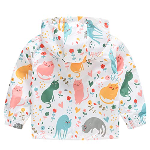 Image of TUIJI Toddler Jacket Hooded Trench Lightweight Windbreaker