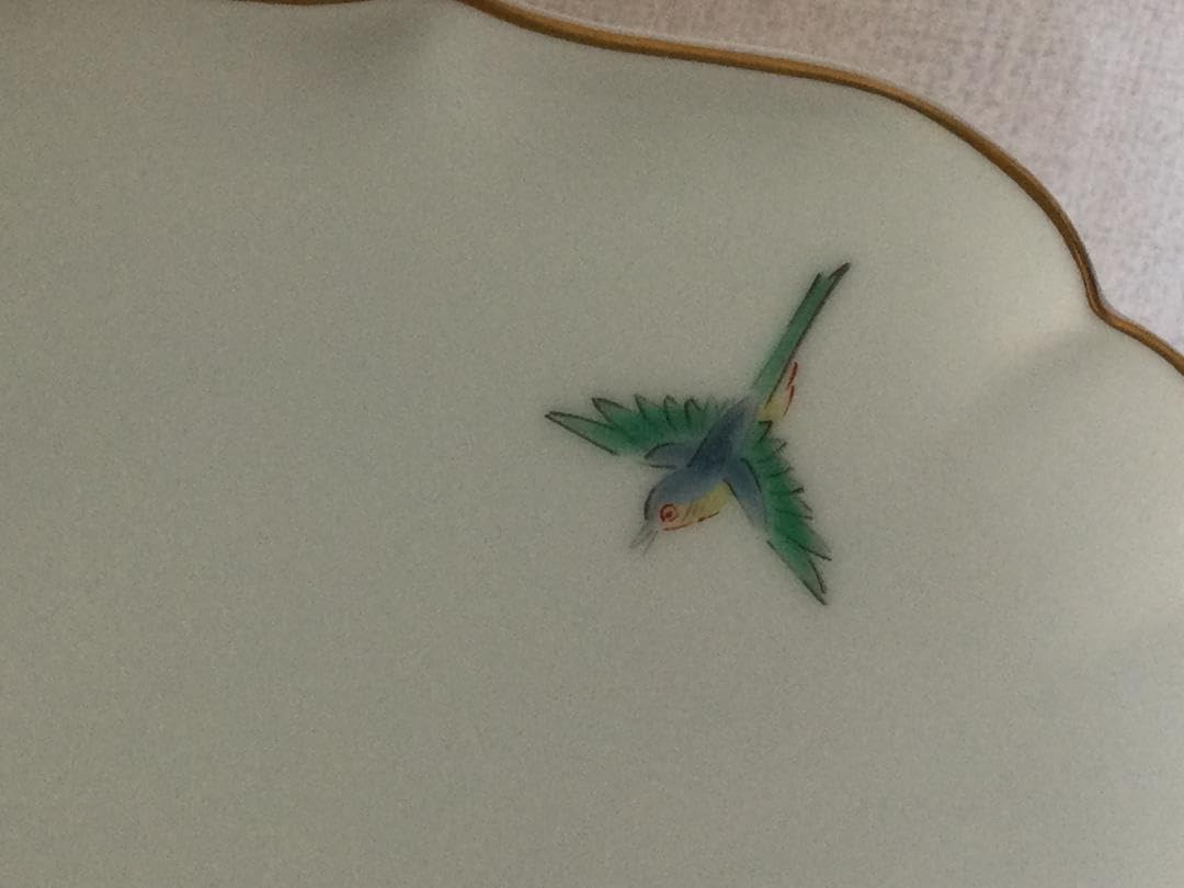 深川製磁 宮内庁御用達 金彩 色絵 梅 牡丹 菊 花瓶 高さ27.5cm used 美