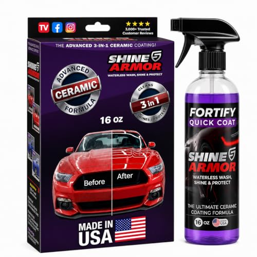 Ceramic Coating Spray - Clean, Glossy, Protected Paint in 15...
