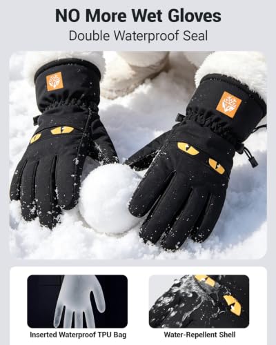 Kids Waterproof 3M Thinsulate Winter Gloves - 8.39 - 8.99 w/ Code + 58% Off Code Q40M15S6 - image 3