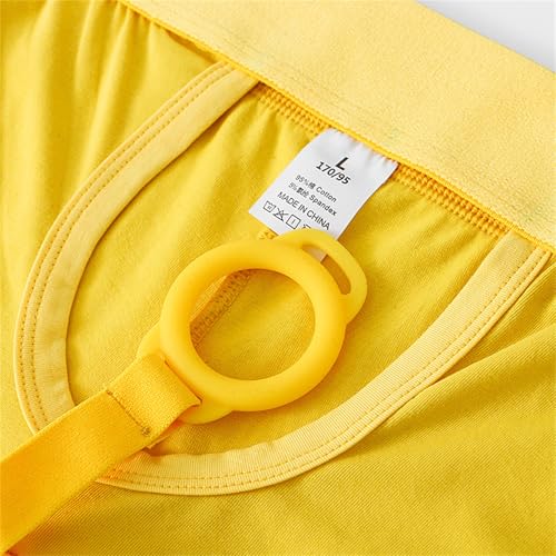 Evankin Men's Boxer Brief Underwear Hollow out Sexy and Fun Underpants Cotton Ring Pounch Underwear4
