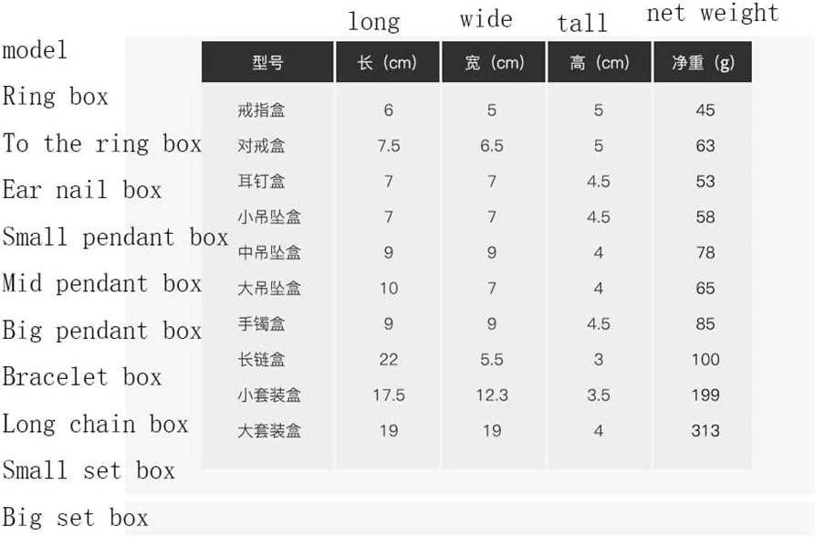 Mannelette Jewelry Jewelry Box Jewelry Box Earrings Box Necklace Locket Box Bracelet Box