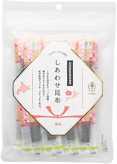 しあわせ昆布 梅味 65g こんぶ コンブ 国産 北海道産 駄菓子 お茶請け おやつ 食物繊維 珍味 おつまみ お菓子 ハッピーカンパニー (1袋)